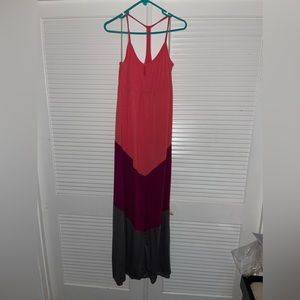 Massimo mixi dress, pink, purple and grey size XXL